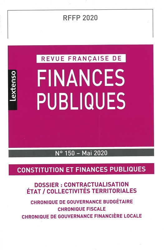 REVUE FRANCAISE DE FINANCES PUBLIQUES
